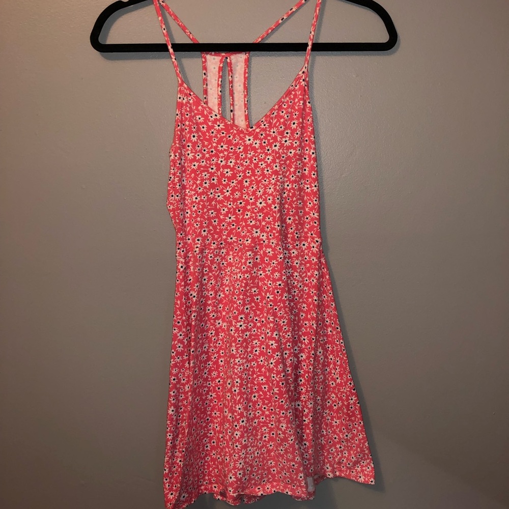 pink floral sundress